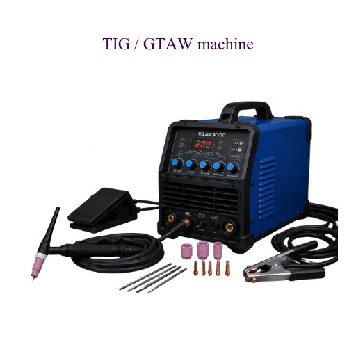 MIG GMAW welding booth with fume extraction arm