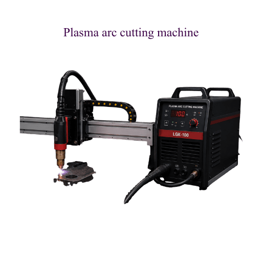 CNC plasma cutting machine in operation