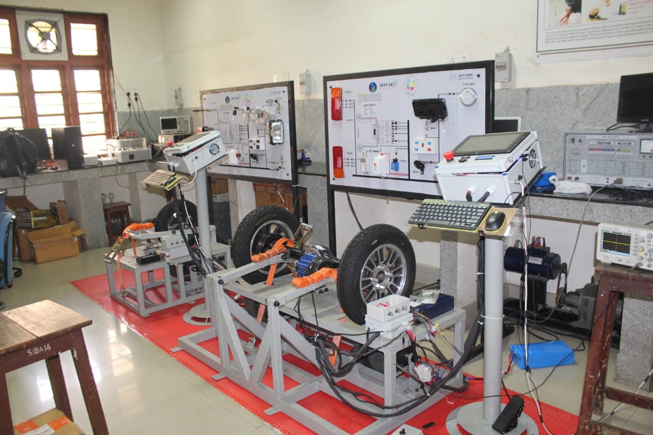 EV lab installed at NIT Raipur, Raipur, Chhattisgarh