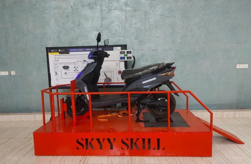 EV lab installed at AMET University, Chennai, Tamil Nadu