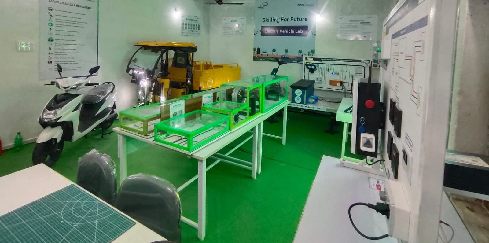 EV lab installed at ITI Gwalior, Gwalior, Madhya Pradesh - photo 1 of 4