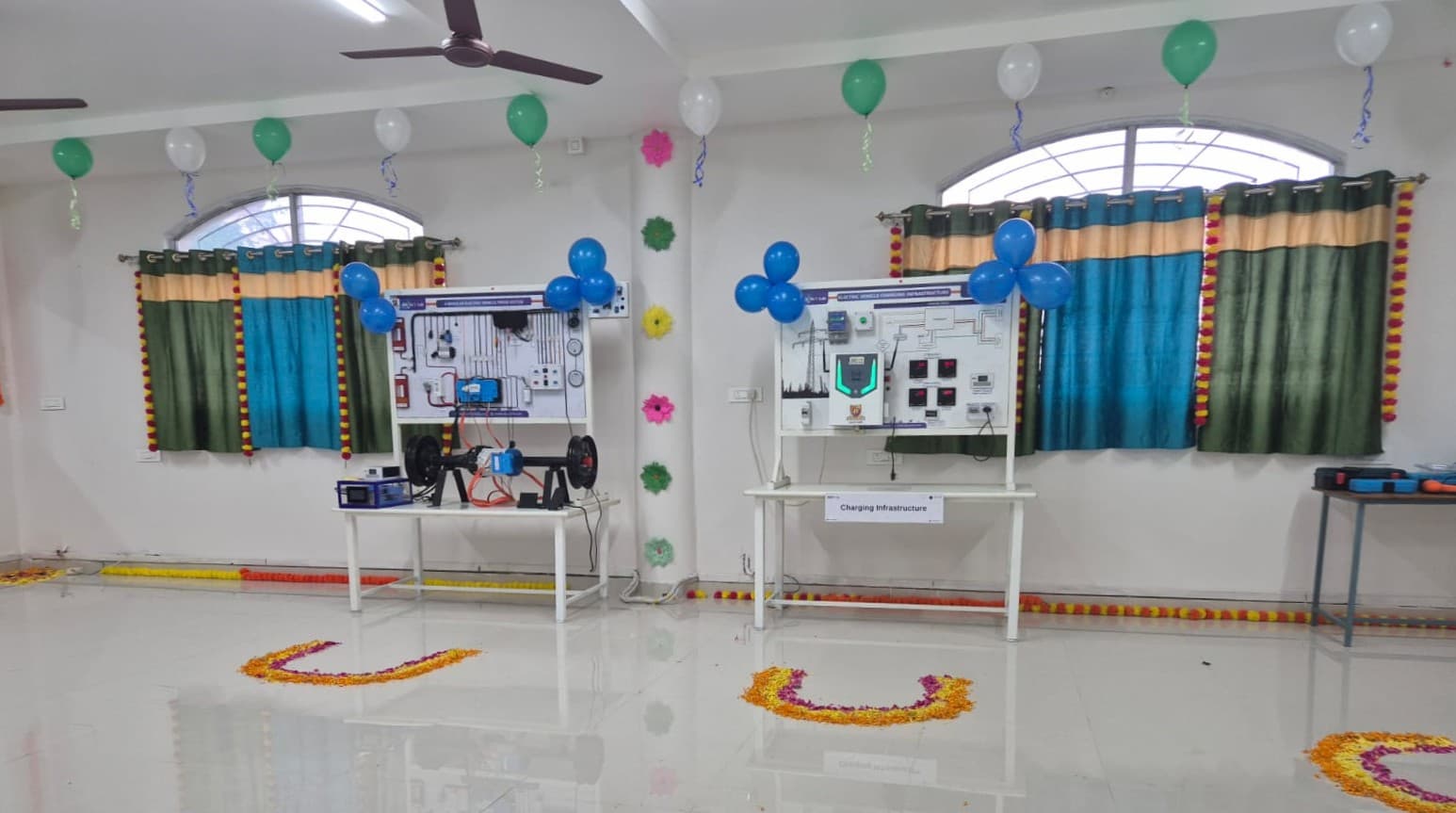 EV lab installed at Rajeev Gandhi Memorial College of Engineering and Technology, Nandyal, Andhra Pradesh - photo 1 of 3