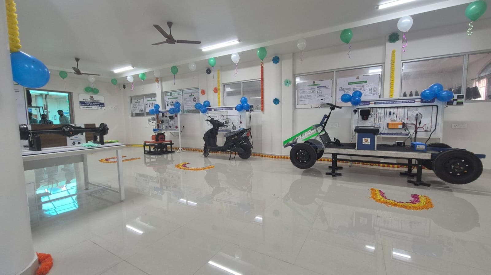EV lab installed at Rajeev Gandhi Memorial College of Engineering and Technology, Nandyal, Andhra Pradesh - photo 2 of 3
