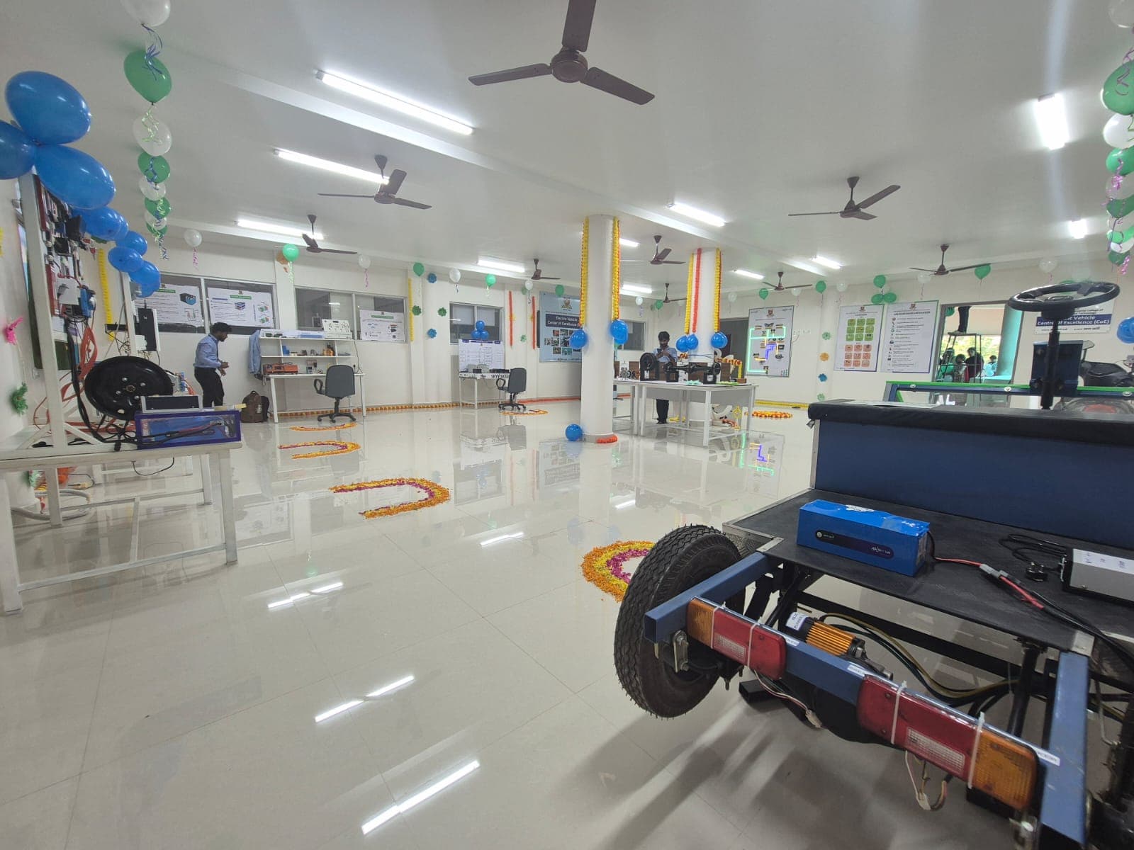 EV lab installed at Rajeev Gandhi Memorial College of Engineering and Technology, Nandyal, Andhra Pradesh - photo 3 of 3