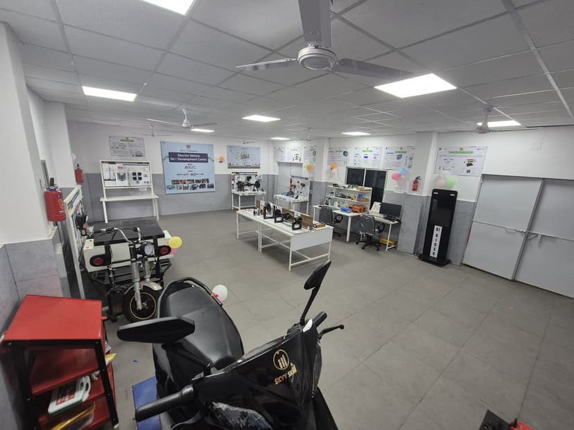 EV lab installed at ITI Rasanpur, Halipali, Odisha