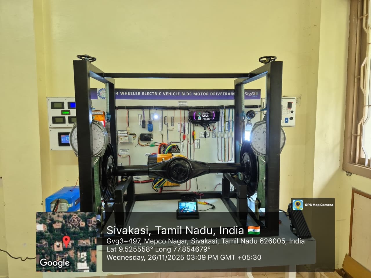 EV lab installed at Mepco Schlenk Engineering College, Sivakasi, Tamil Nadu - photo 1 of 1