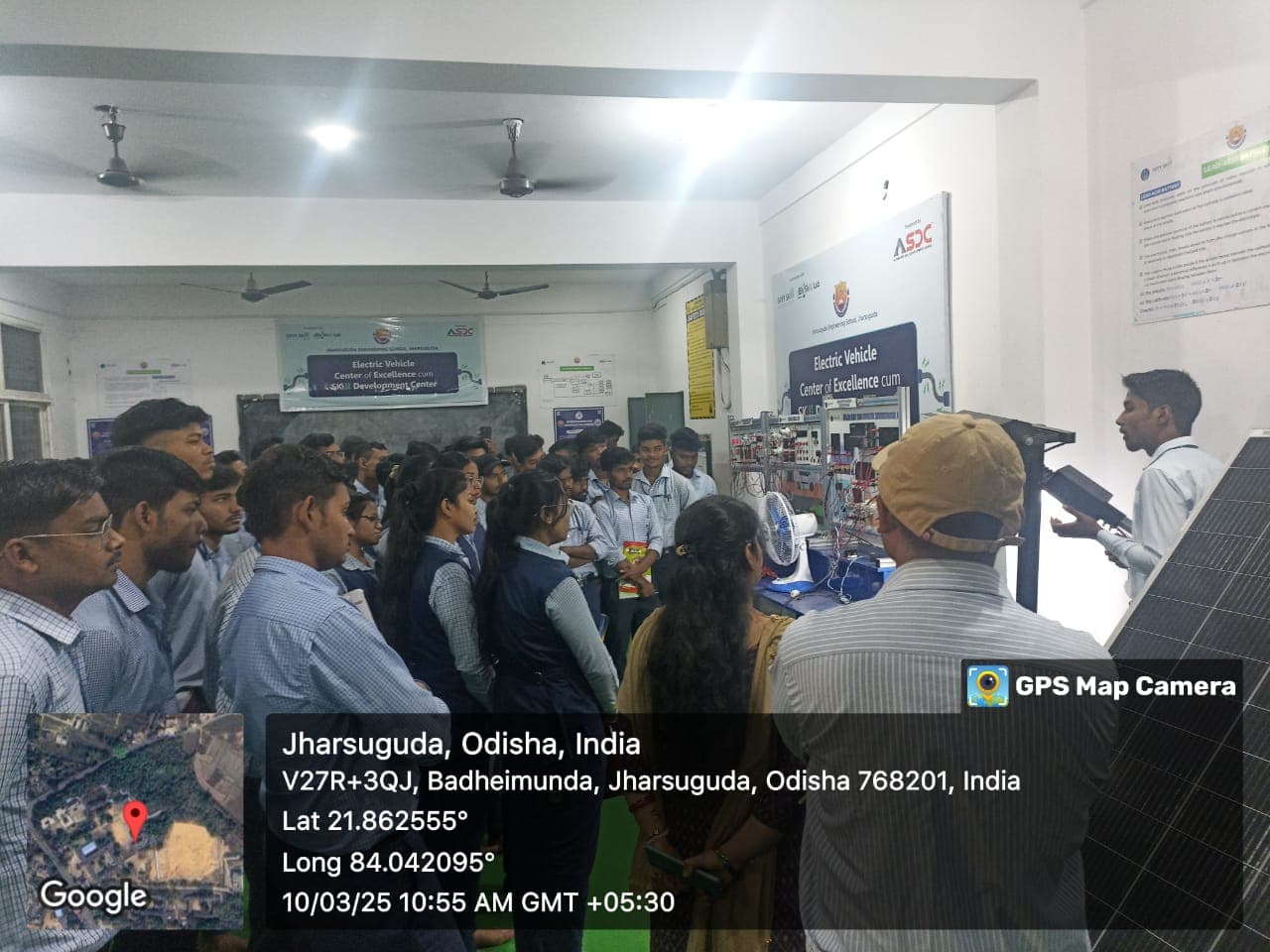 EV lab installed at Jharsuguda Engineering School, Jharsuguda, Odisha - photo 3 of 5