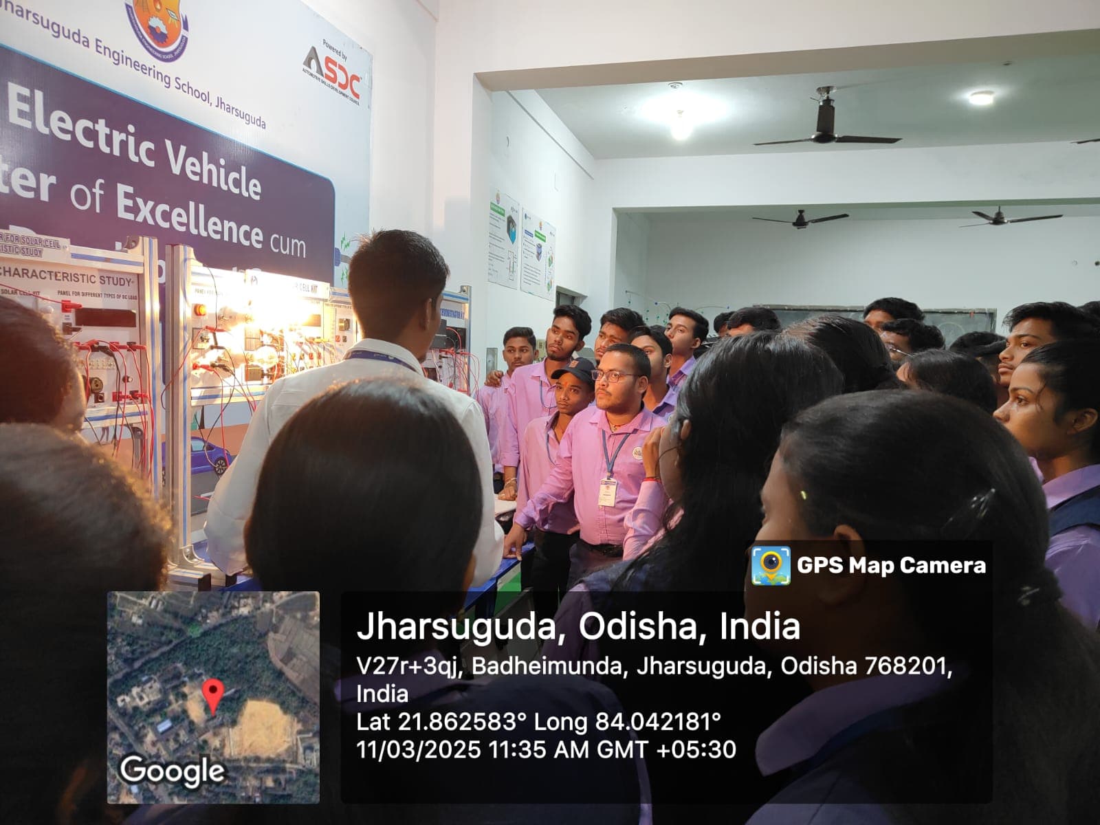 EV lab installed at Jharsuguda Engineering School, Jharsuguda, Odisha - photo 4 of 5