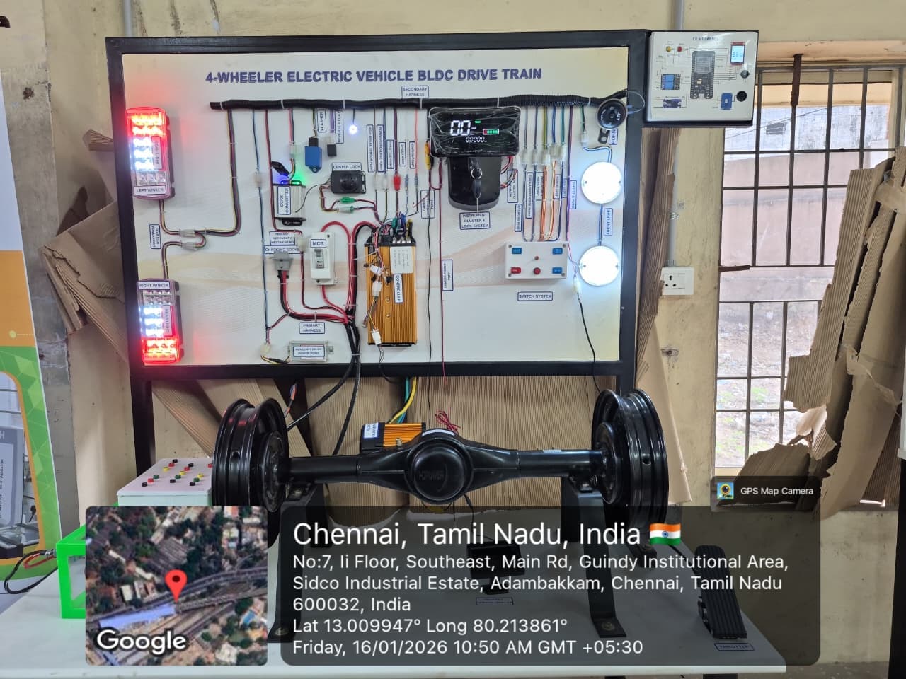 EV lab installed at National Skill Training Institute (NSTI), Chennai, Tamil Nadu - photo 3 of 5
