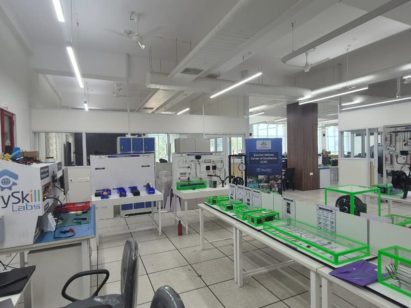 EV lab installed at IIT Palakkad, Palakkad, Kerala