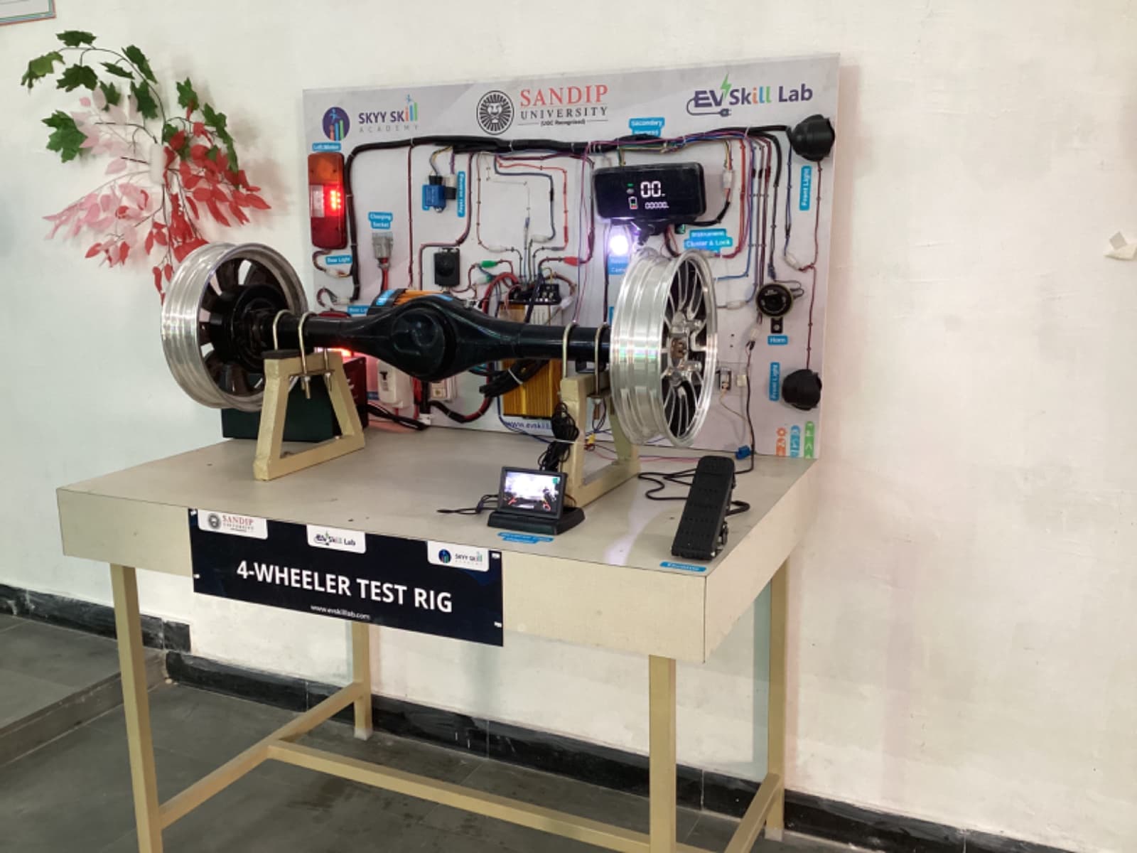 EV lab installed at Sandip University, Sijoul, Bihar - photo 1 of 4