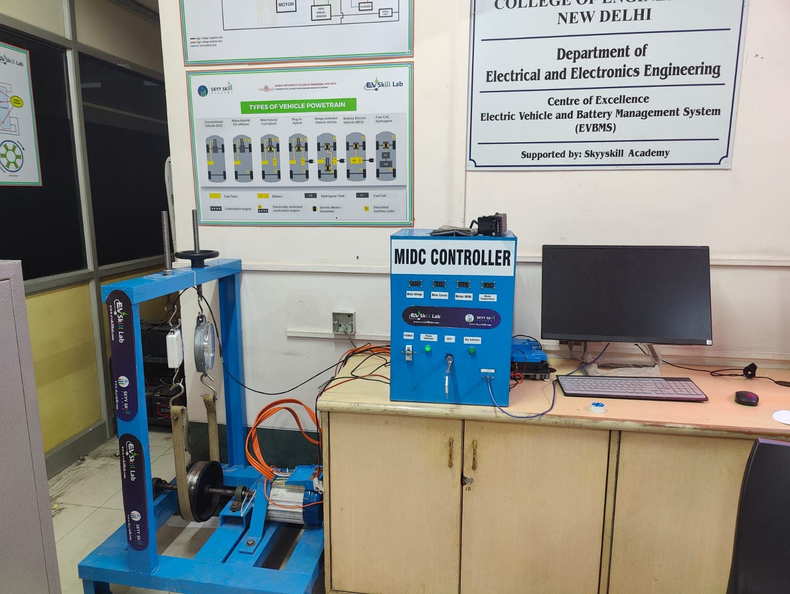 EV lab installed at Bharati Vidyapeeth, Delhi, Delhi - photo 3 of 3