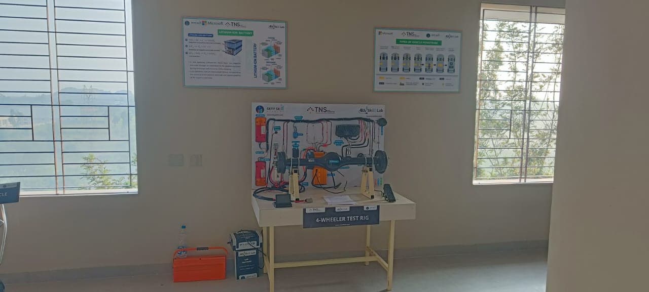 EV lab installed at PMC Tech, Hosur, Tamil Nadu - photo 2 of 3