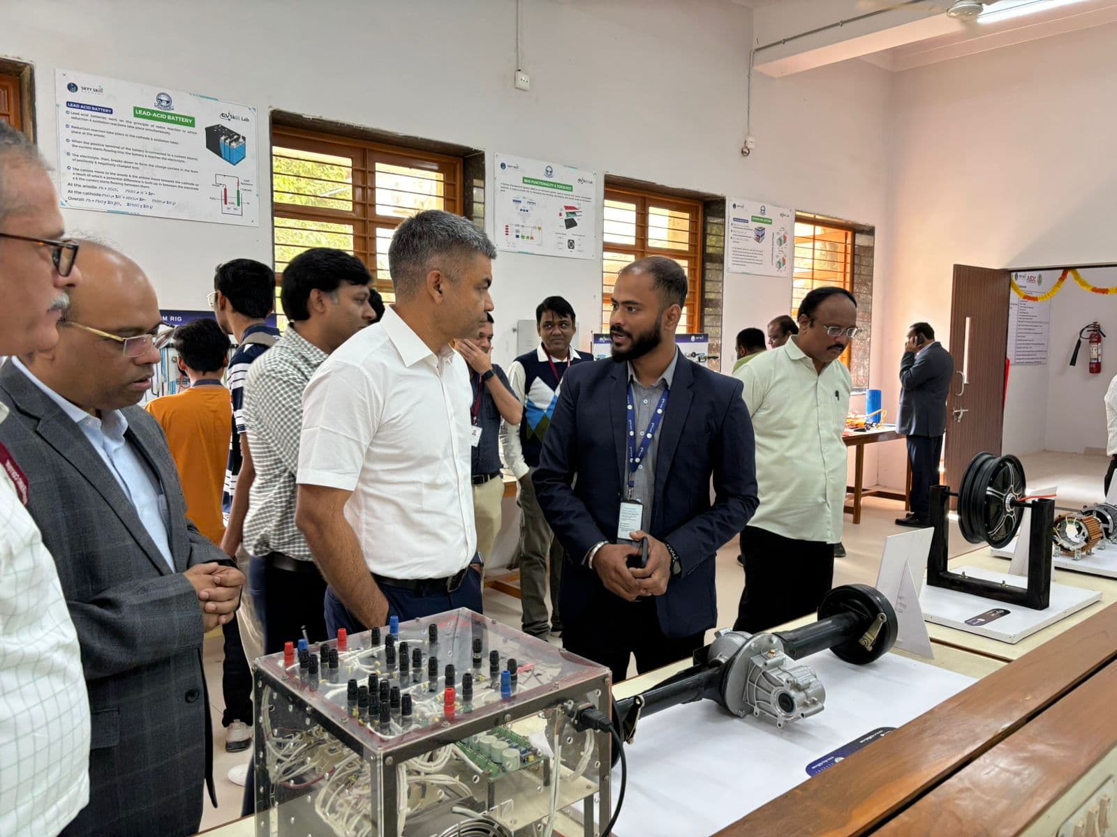 EV lab installed at Birla Vishwakarma Mahavidyalaya, Anand, Gujarat - photo 1 of 3