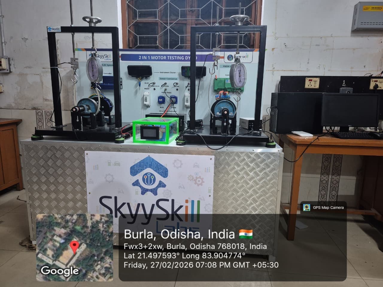 EV lab installed at Veer Surendra Sai University of Technology, Burla, Odisha - photo 3 of 3