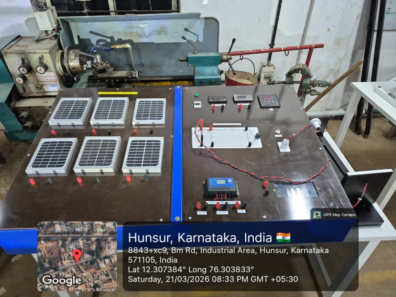 EV & Solar lab installed at Govt. ITI Hunsur, Hunsur, Karnataka - photo 1 of 5