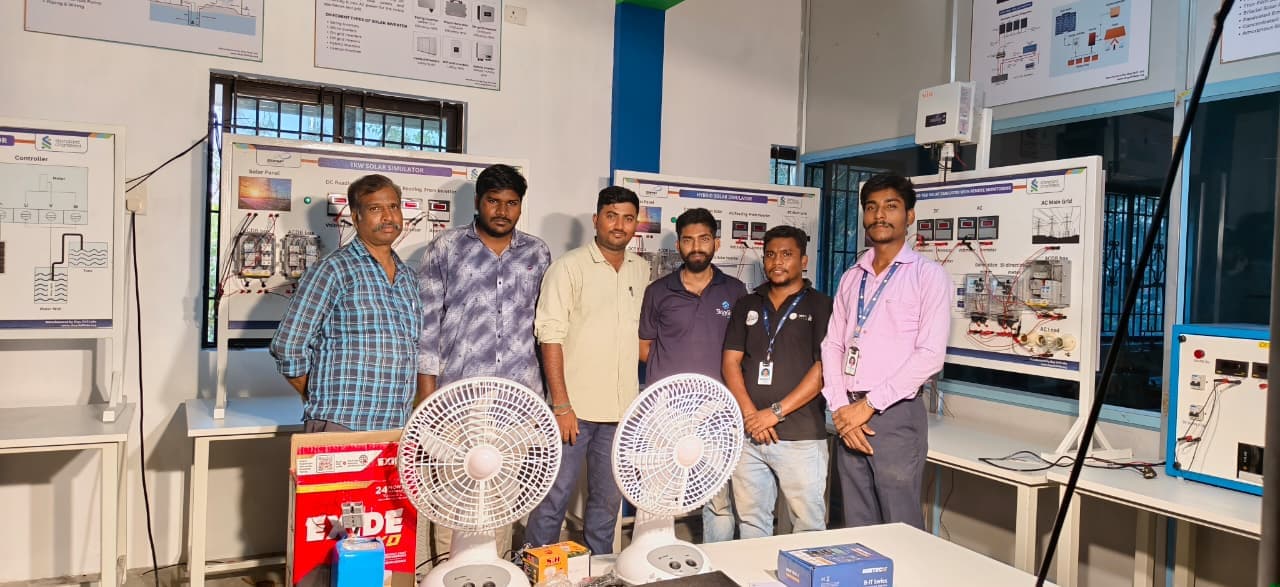 EV & Solar lab installed at Govt. ITI Trichy, Trichy, Tamil Nadu - photo 1 of 4