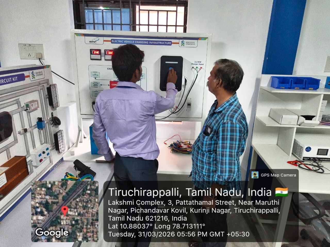 EV & Solar lab installed at Govt. ITI Trichy, Trichy, Tamil Nadu - photo 3 of 4
