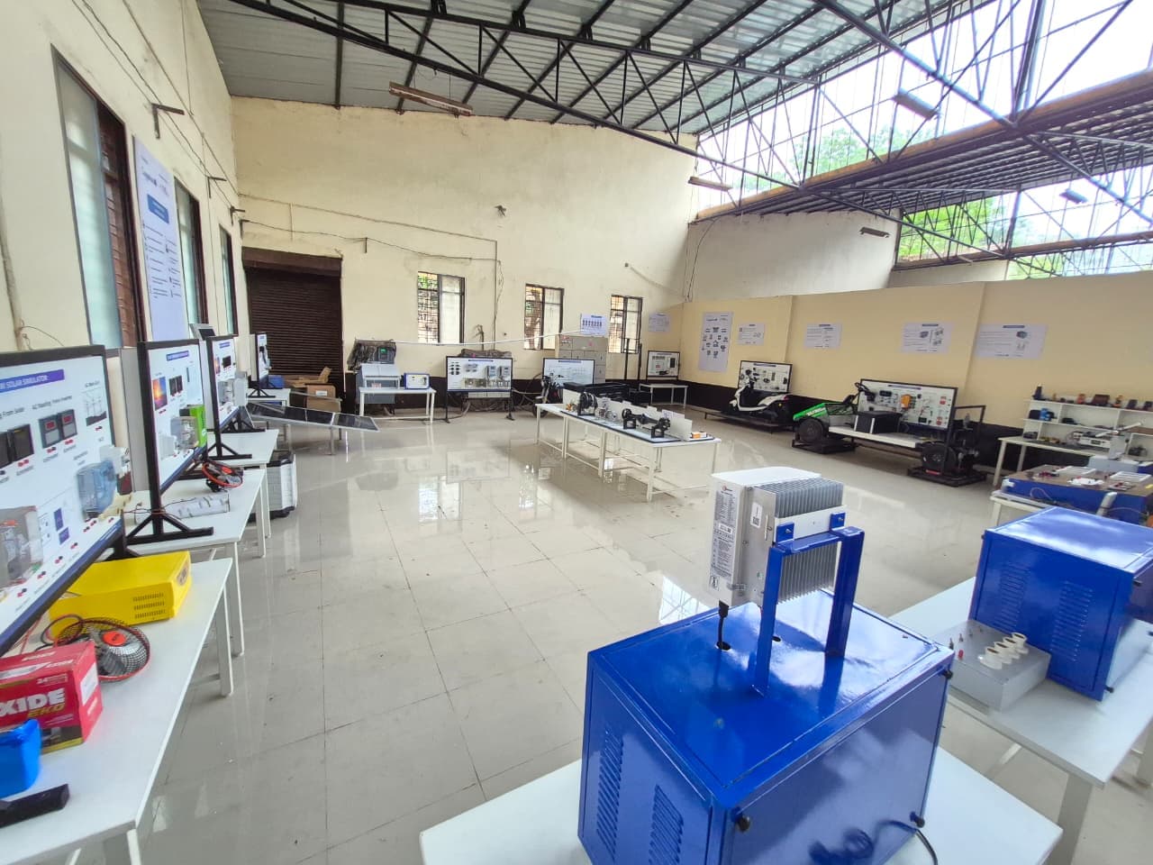 EV & Solar lab installed at Govt. ITI Belgavi, Belagavi, Karnataka - photo 1 of 4
