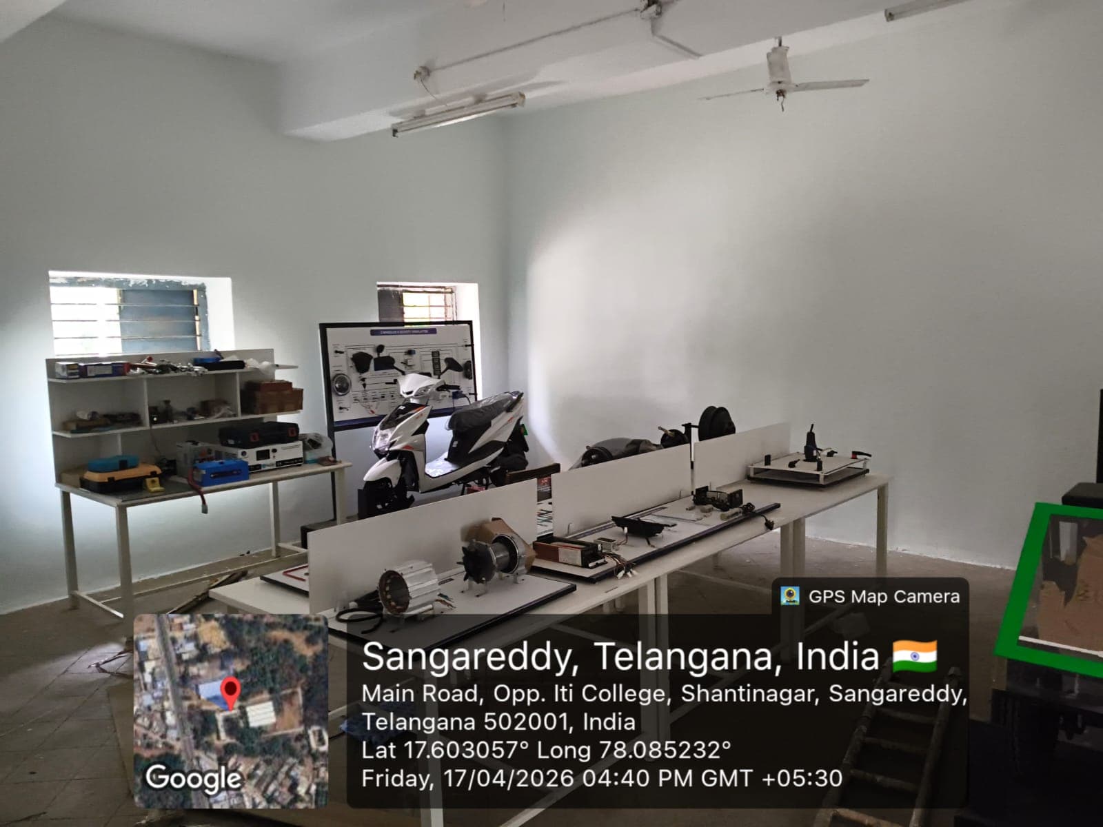 EV lab installed at Govt ITI Sangareddy, Sangareddy, Telangana - photo 3 of 3