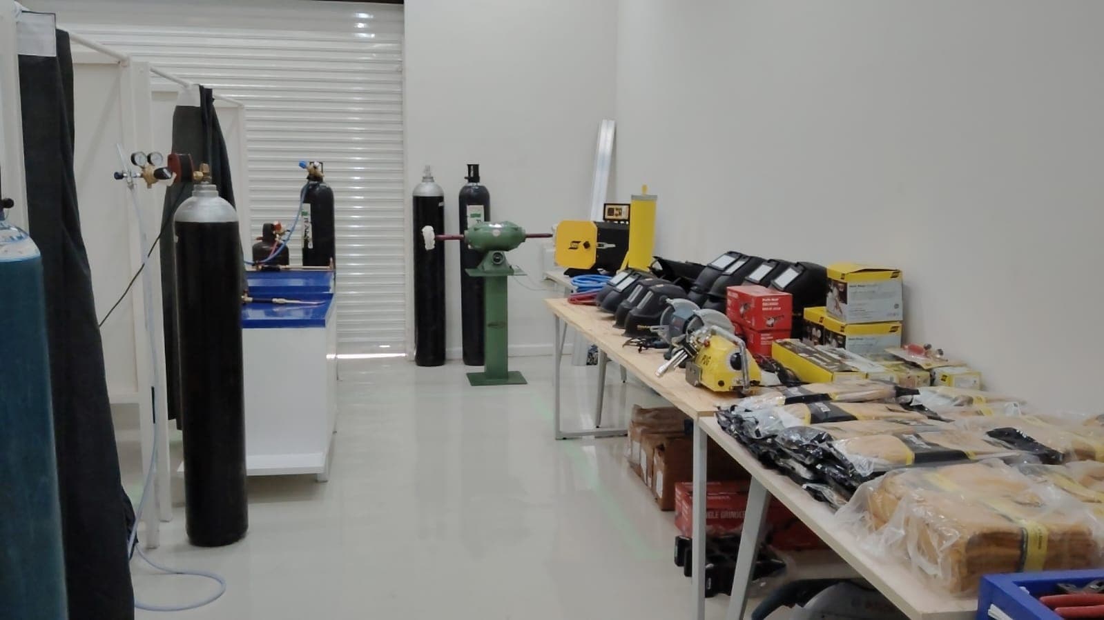 Welding lab installed at Govt. ITI Jamkhambaliya, Jamkhambaliya, Gujarat