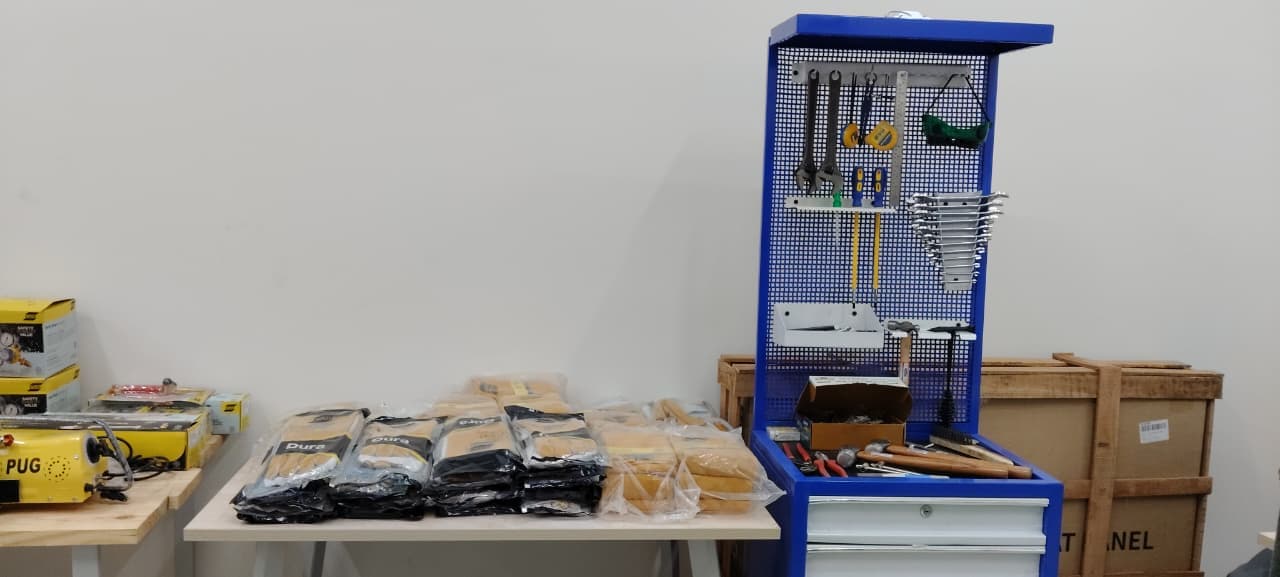 Welding lab installed at Govt. ITI Jamkhambaliya, Jamkhambaliya, Gujarat - photo 1 of 4