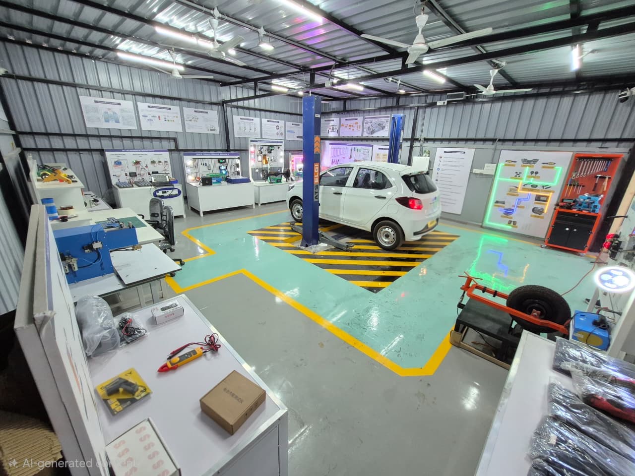 EV lab installed at Tata Strive, Hyderabad, Telangana