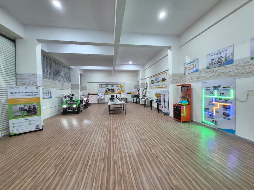 EV lab installed at Govt. ITI Olpad, Olpad, Gujarat