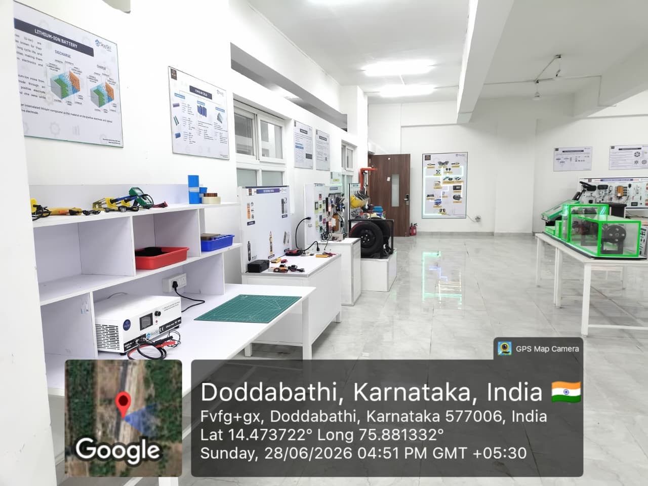 EV lab installed at GM University, Davanagere, Karnataka