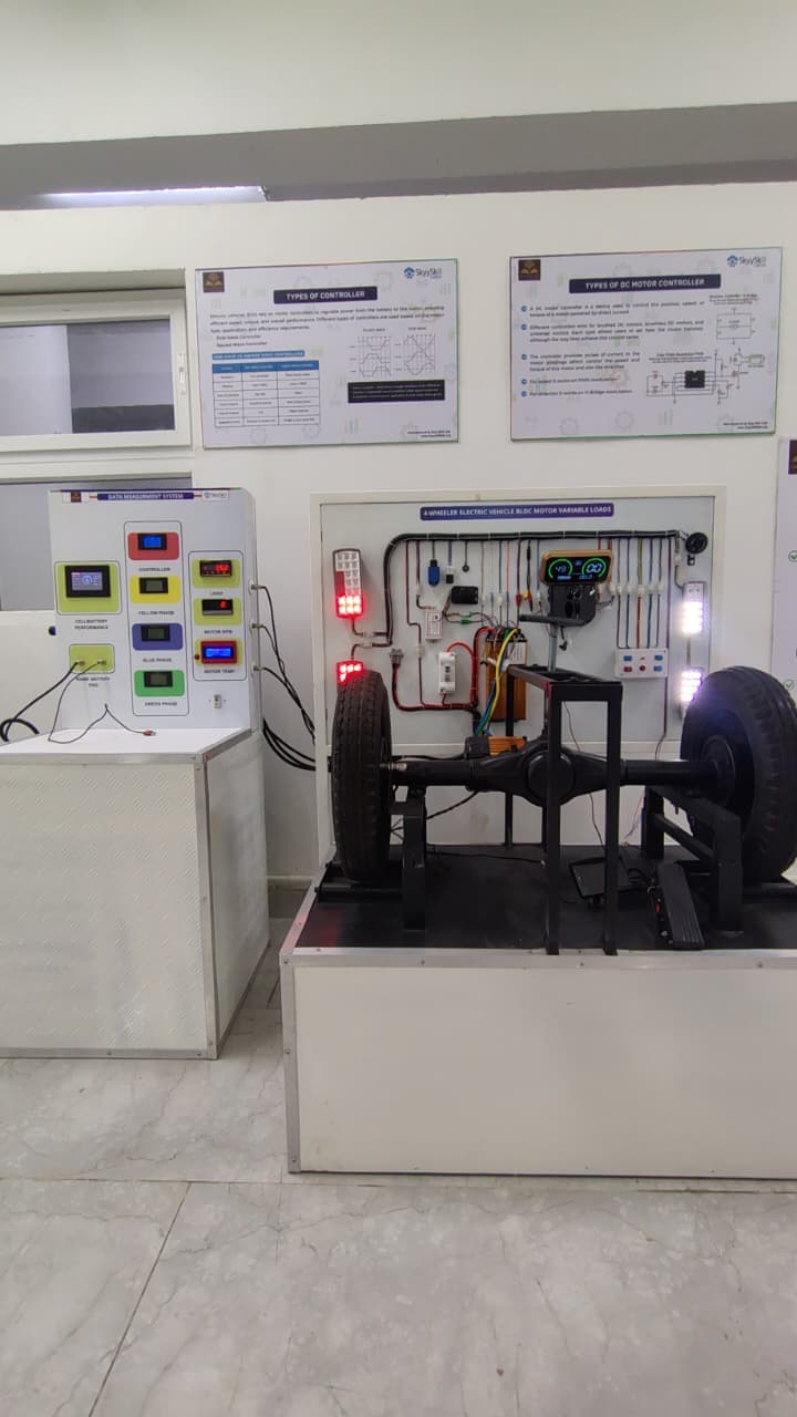 EV lab installed at GM University, Davanagere, Karnataka - photo 3 of 4