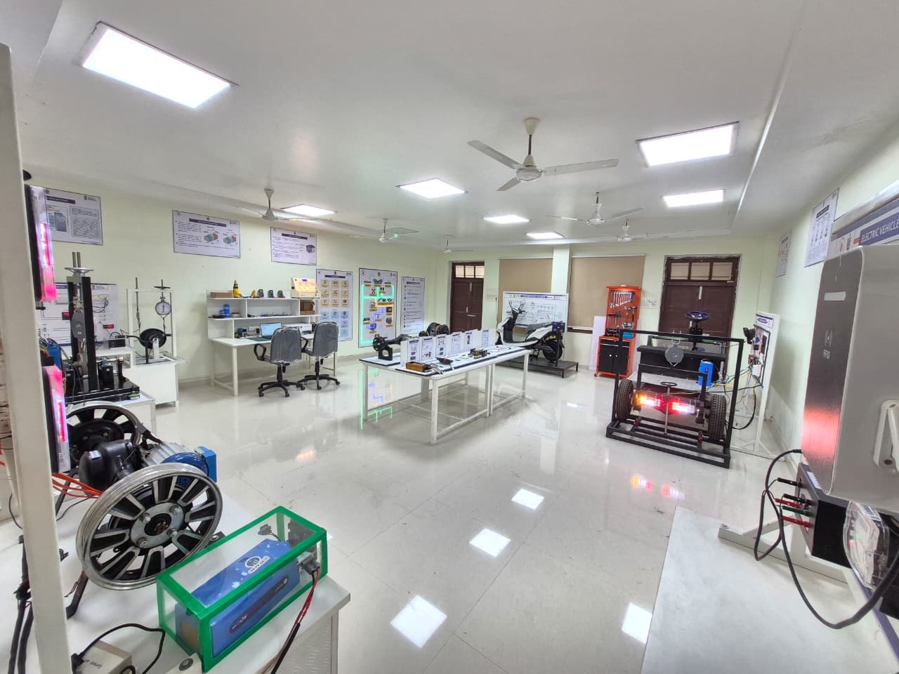 EV lab installed at Sri Venkateswara University, Tirupati, Andhra Pradesh