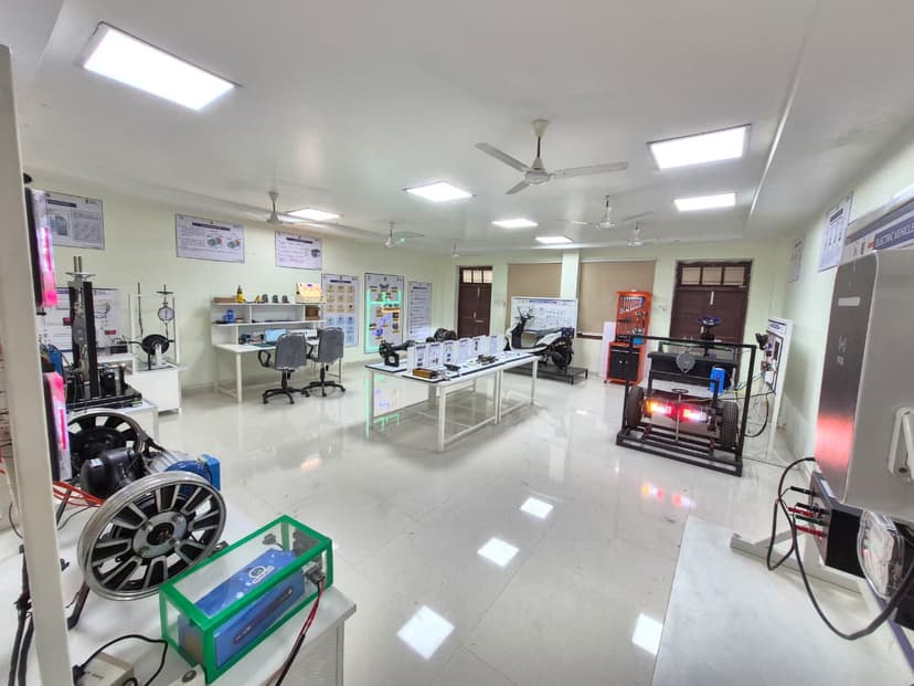 EV lab installed at Sri Venkateswara University, Tirupati, Andhra Pradesh