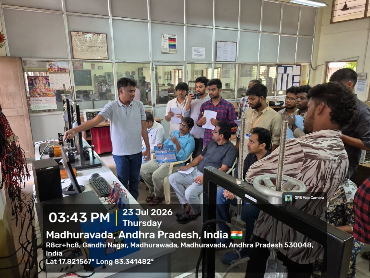 EV lab installed at Gayatri Vidya Parishad College of Engineering, Visakhapatnam, Andhra Pradesh - photo 3 of 4