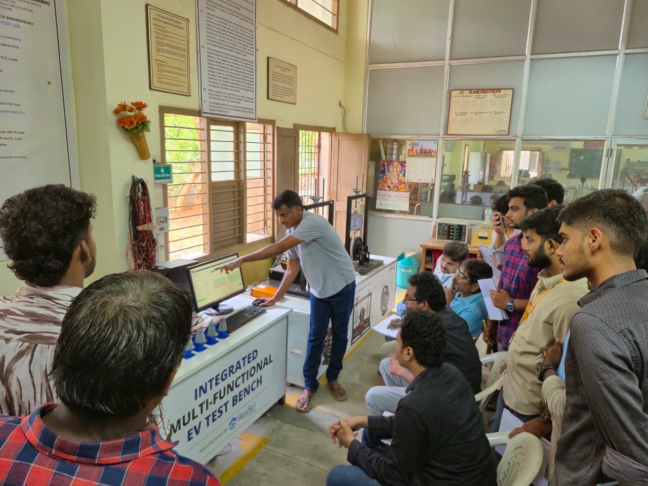 EV lab installed at Gayatri Vidya Parishad College of Engineering, Visakhapatnam, Andhra Pradesh - photo 4 of 4