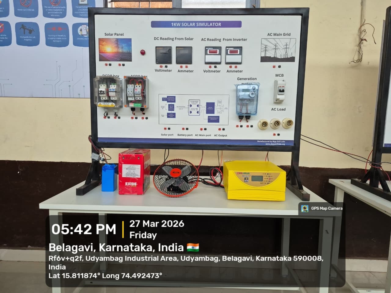 EV & Solar lab installed at TNS Foundation, Maharashtra - photo 3 of 4
