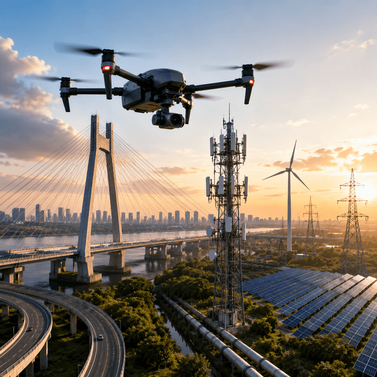 How Drones Are Used for Infrastructure Inspection