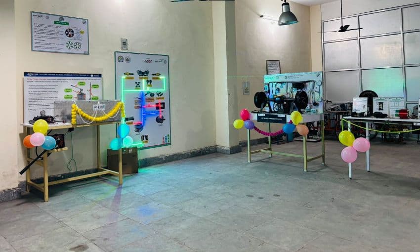 EV lab installed at Government Polytechnic, Angul, Odisha - photo 1 of 4