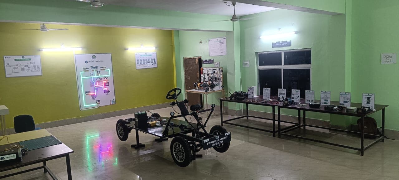 EV lab installed at Government Polytechnic, Balasore, Odisha