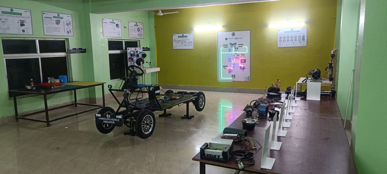 EV lab installed at Government Polytechnic, Balasore, Odisha - photo 4 of 4