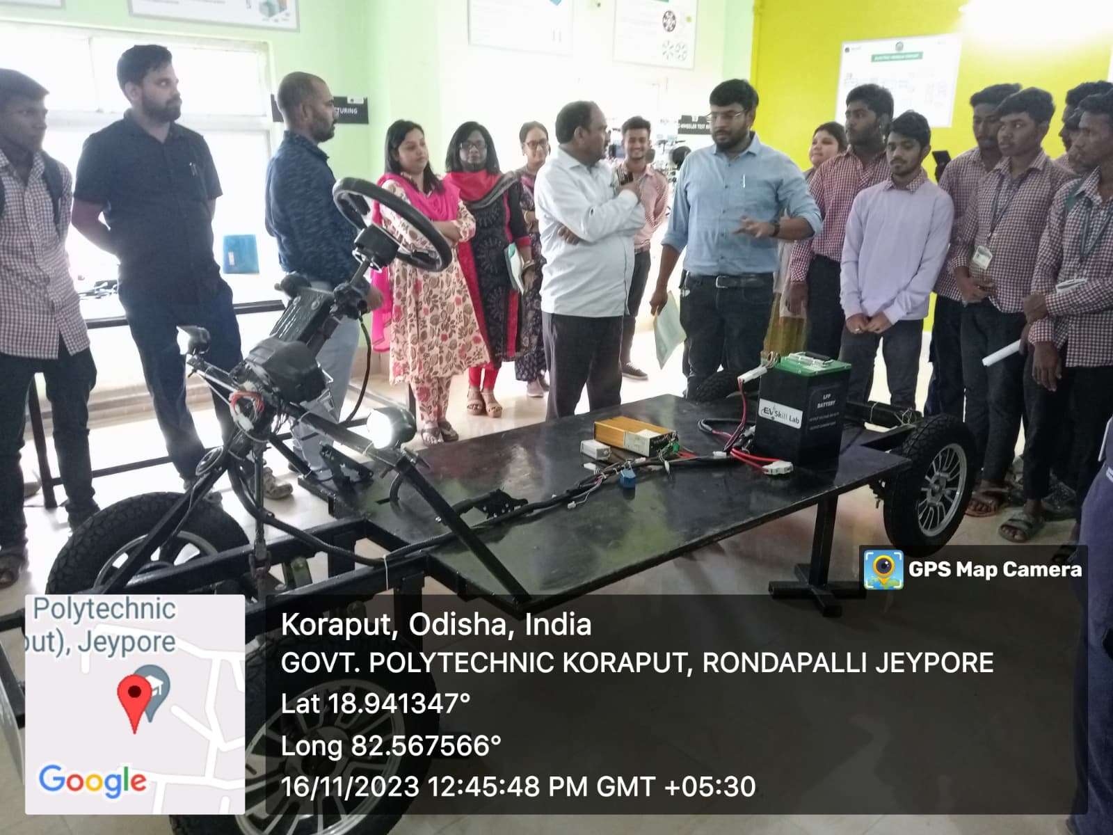 EV lab installed at Government Polytechnic, Koraput, Odisha - photo 1 of 4