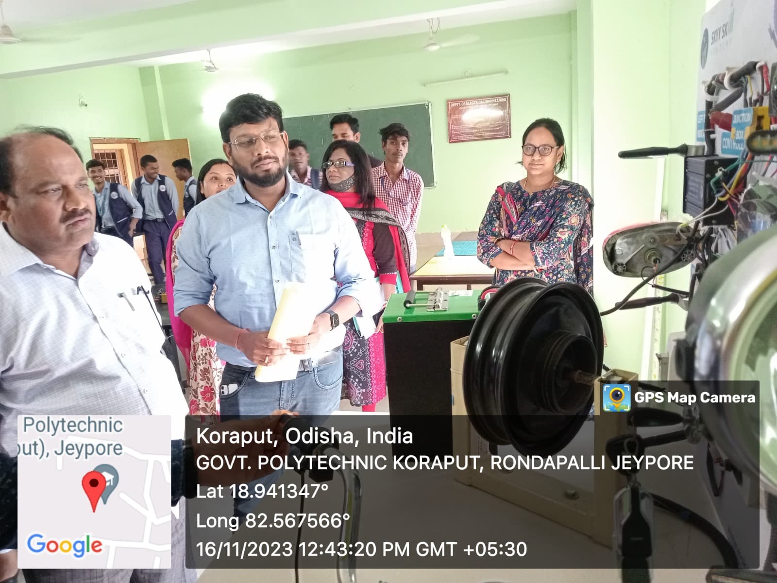 EV lab installed at Government Polytechnic, Koraput, Odisha - photo 3 of 4