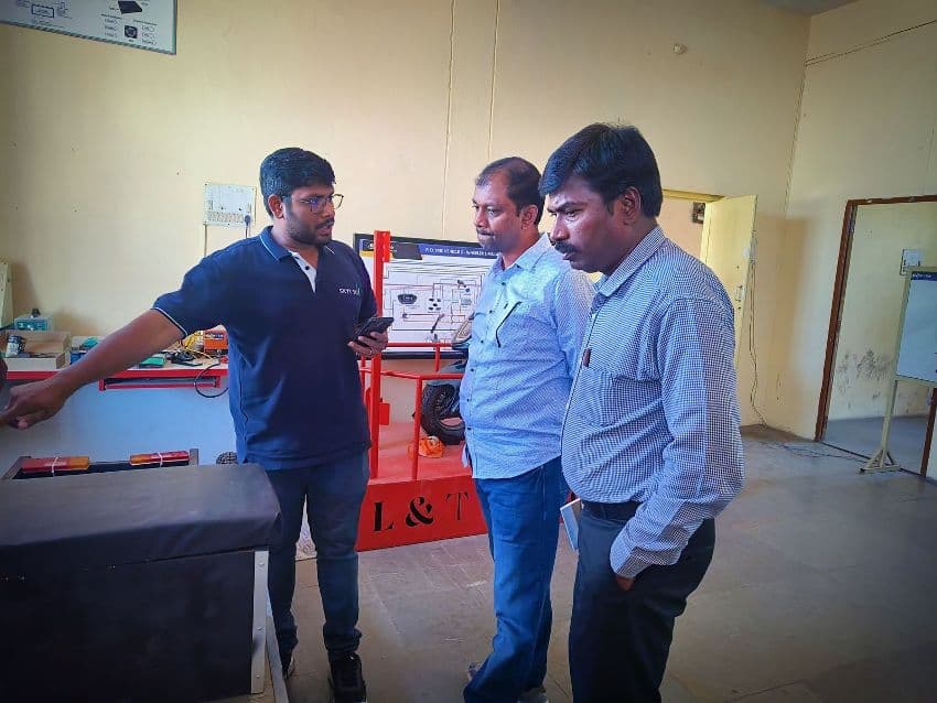 EV lab installed at Govt ITI RCPuram, Hyderabad, Telangana - photo 1 of 4