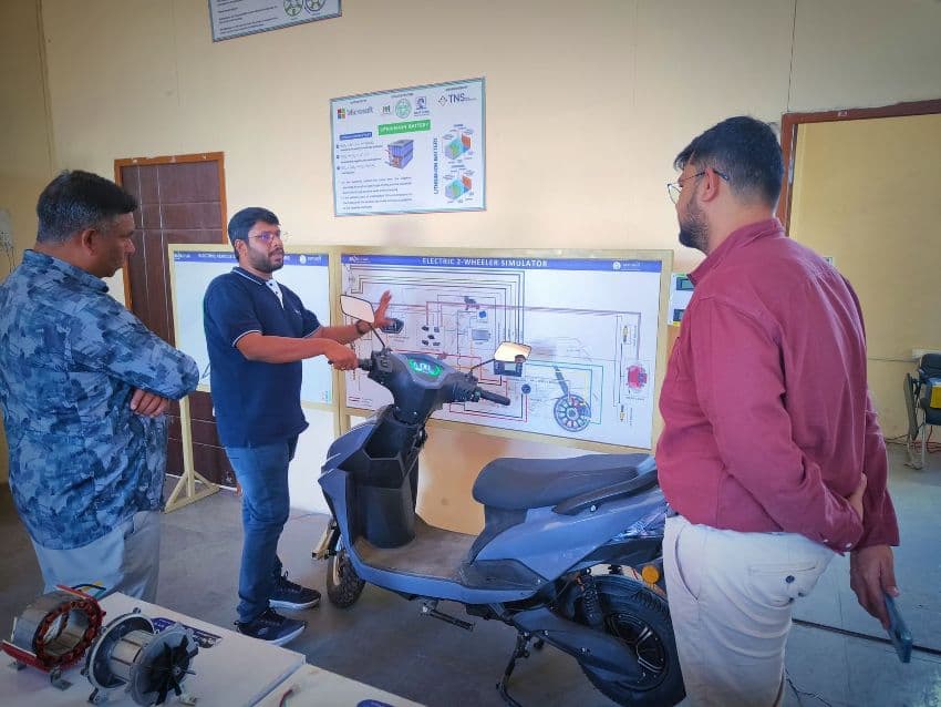 EV lab installed at Govt ITI RCPuram, Hyderabad, Telangana - photo 3 of 4