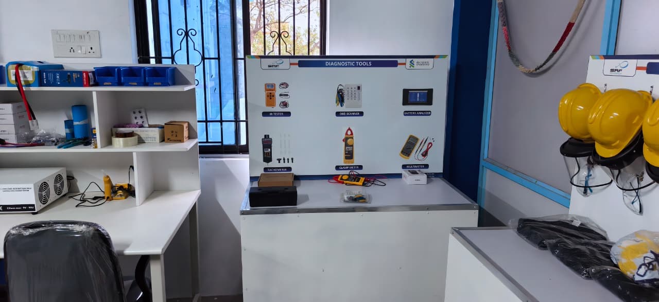 EV lab installed at Govt. ITI Indapur, Indapur, Maharashtra - photo 3 of 3