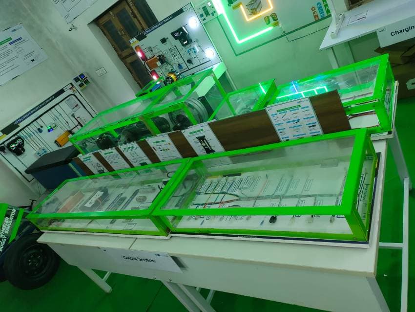 EV lab installed at Government ITI Shahpur, Shahpur, Maharashtra - photo 2 of 4