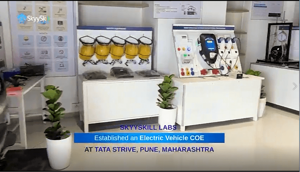 EV lab installed at Tata Strive, Pune, Maharashtra