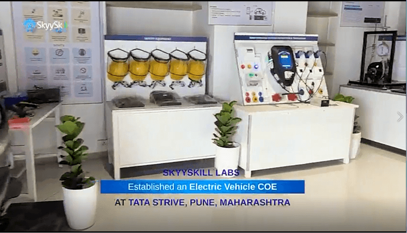 EV lab installed at Tata Strive, Pune, Maharashtra