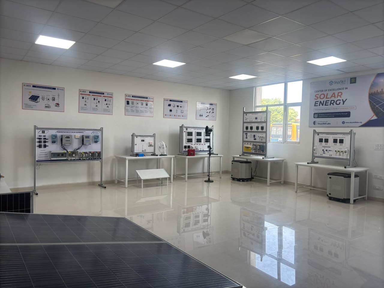 Solar lab installed at ARNI University, Himachal Pradesh