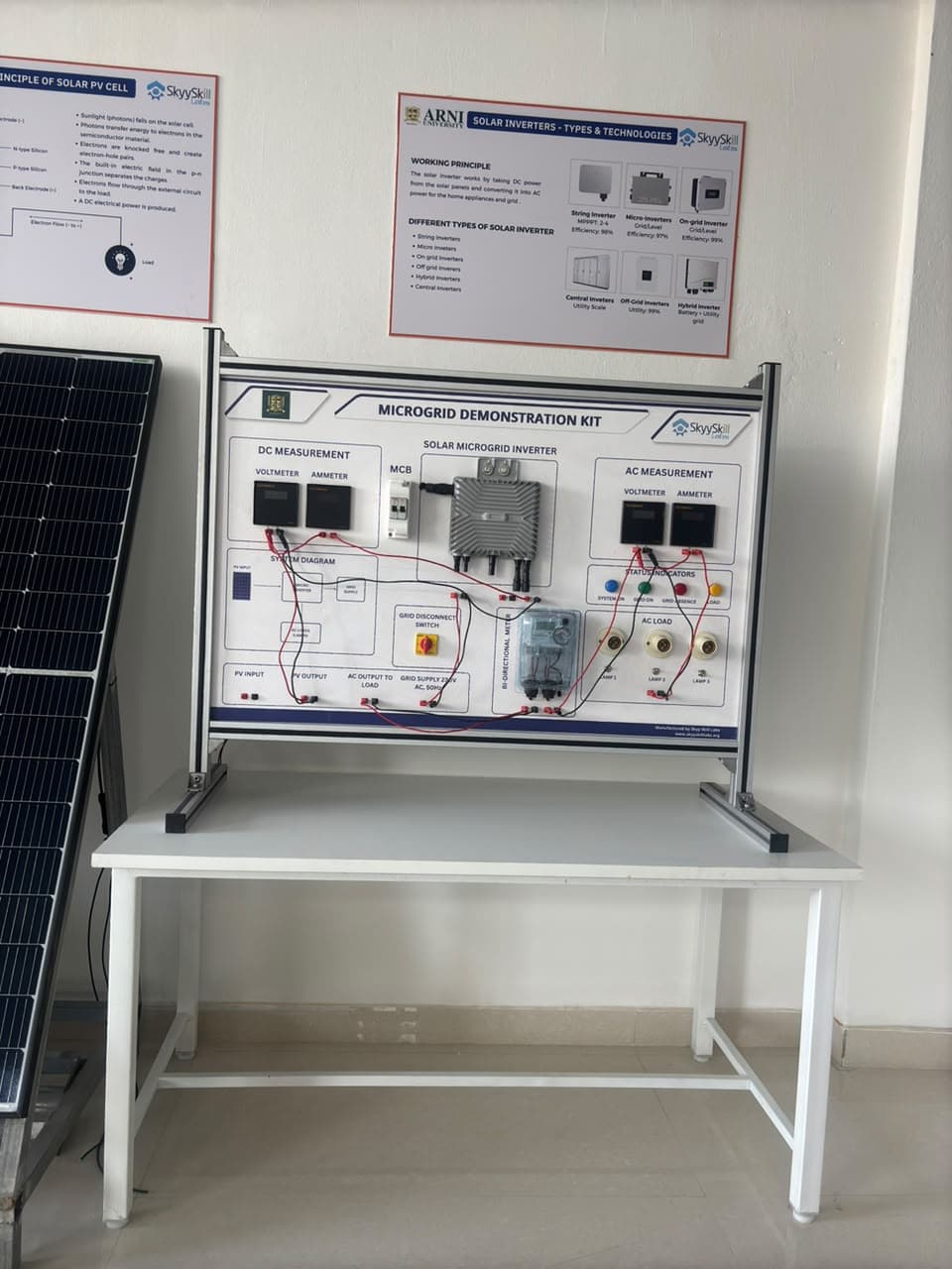 Solar lab installed at ARNI University, Himachal Pradesh - photo 2 of 4