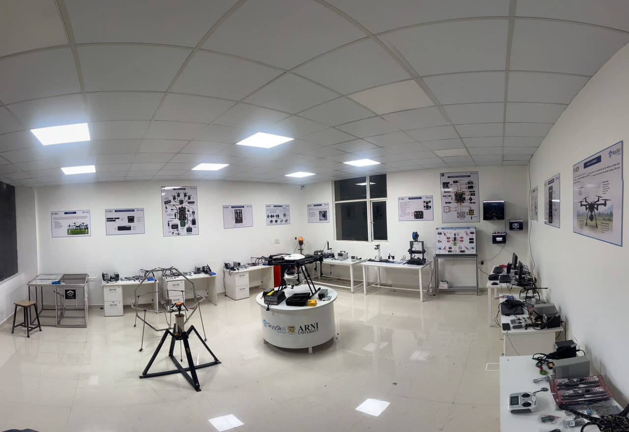 Drone lab installed at ARNI University, Himachal Pradesh